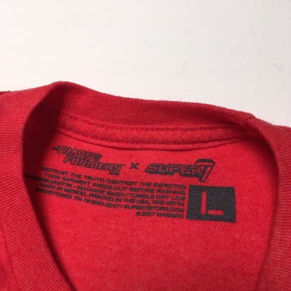 Optimus Prime Super 7 Shirt Autobot Transformers - Picture 7 of 7